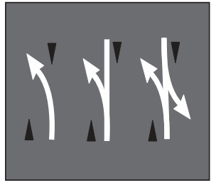 k53 practice question road surface marking illustration